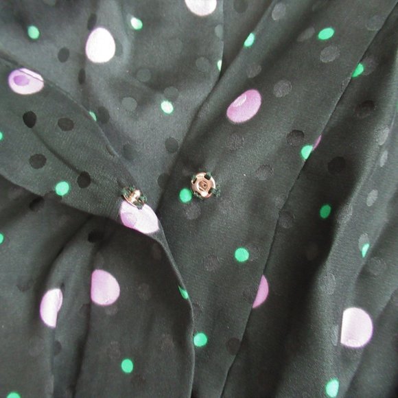 Kate Spade Pop Dots LS Fluid Shirt Dress NWT - Picture 8 of 11